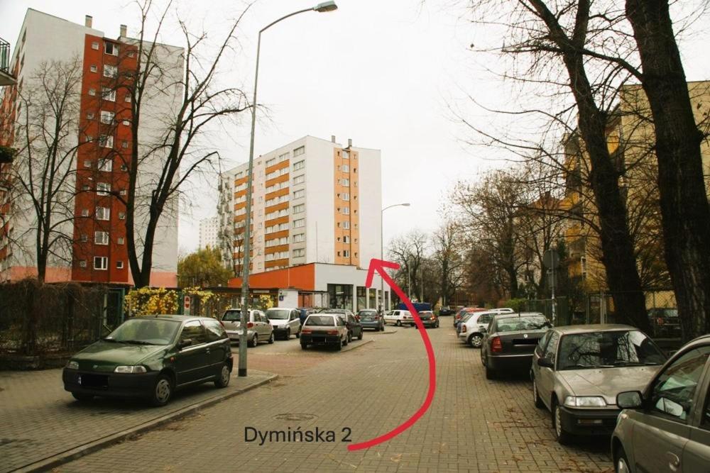 Apartament Dyminska Warschau Buitenkant foto